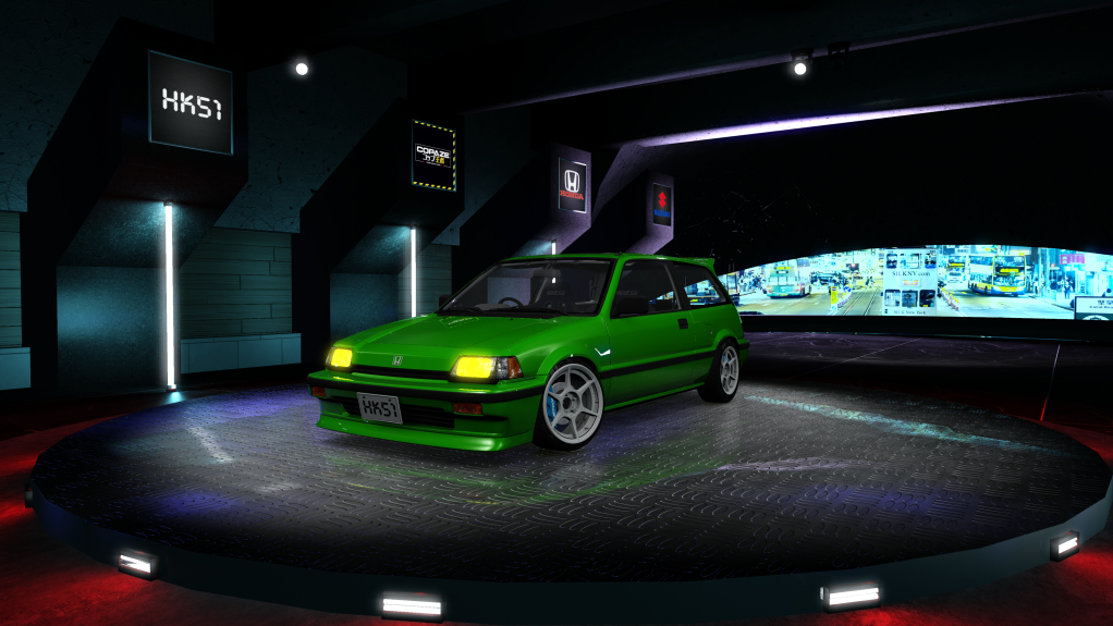 HK51 P1 Honda Civic Si AT, skin Green_Light