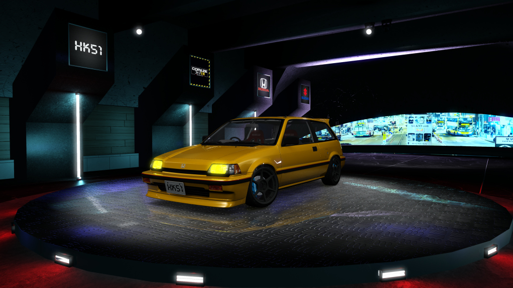 HK51 P1 Honda Civic Si AT, skin Yellow