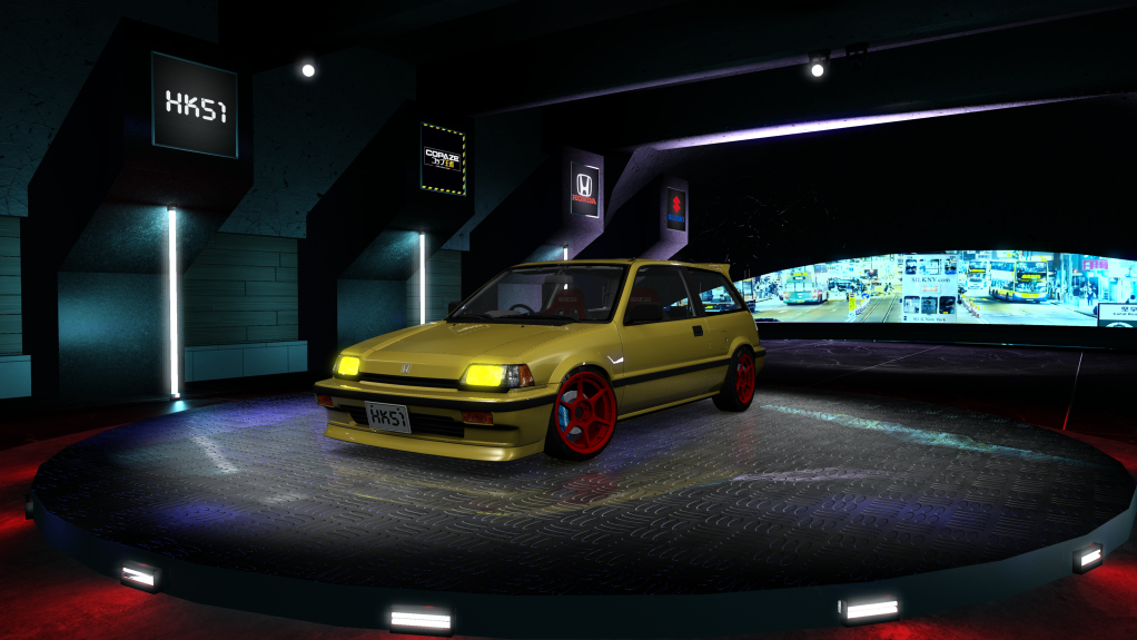 HK51 P1 Honda Civic Si AT, skin Yellow_Dirt