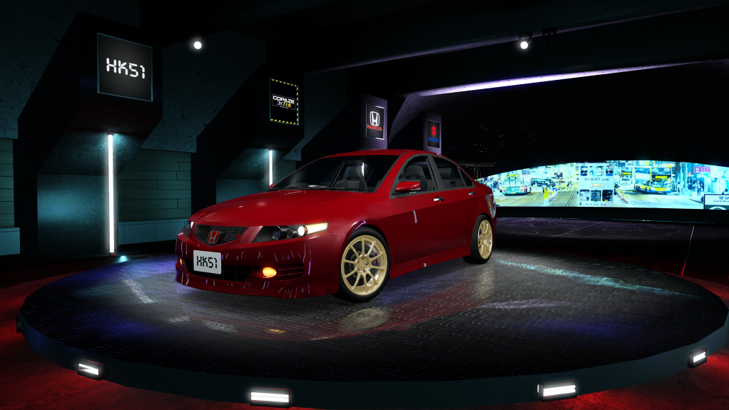 HK51 P1 Honda Accord CL7, skin Red