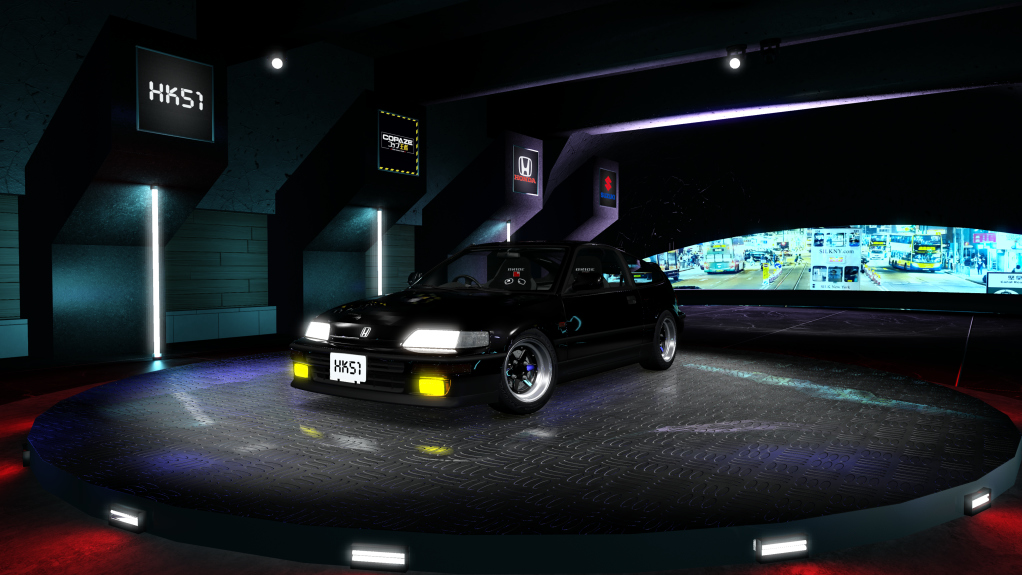 HK51 P1 Honda CRX EE8 Preview Image