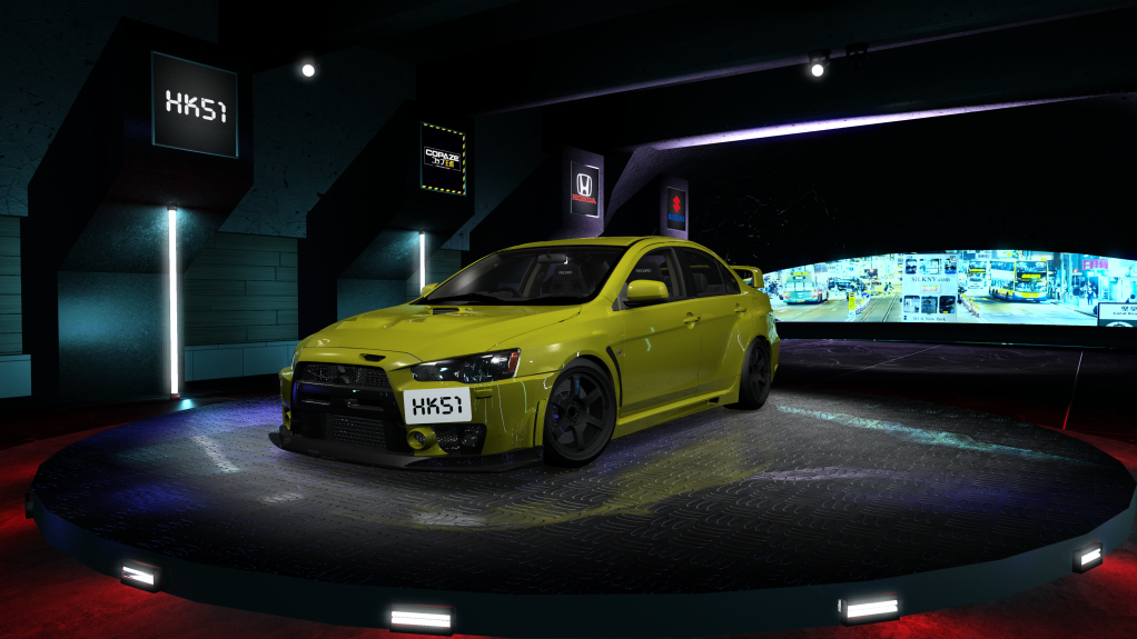 HK51 P1 Mitsubishi Lancer Evolution X, skin 03_Yellow