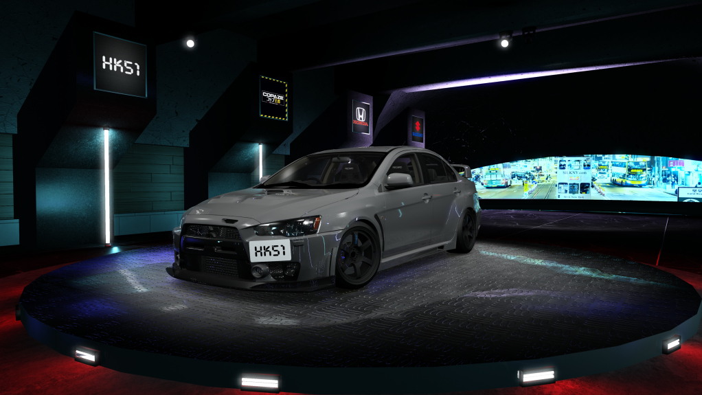 HK51 P1 Mitsubishi Lancer Evolution X, skin 05_Silver