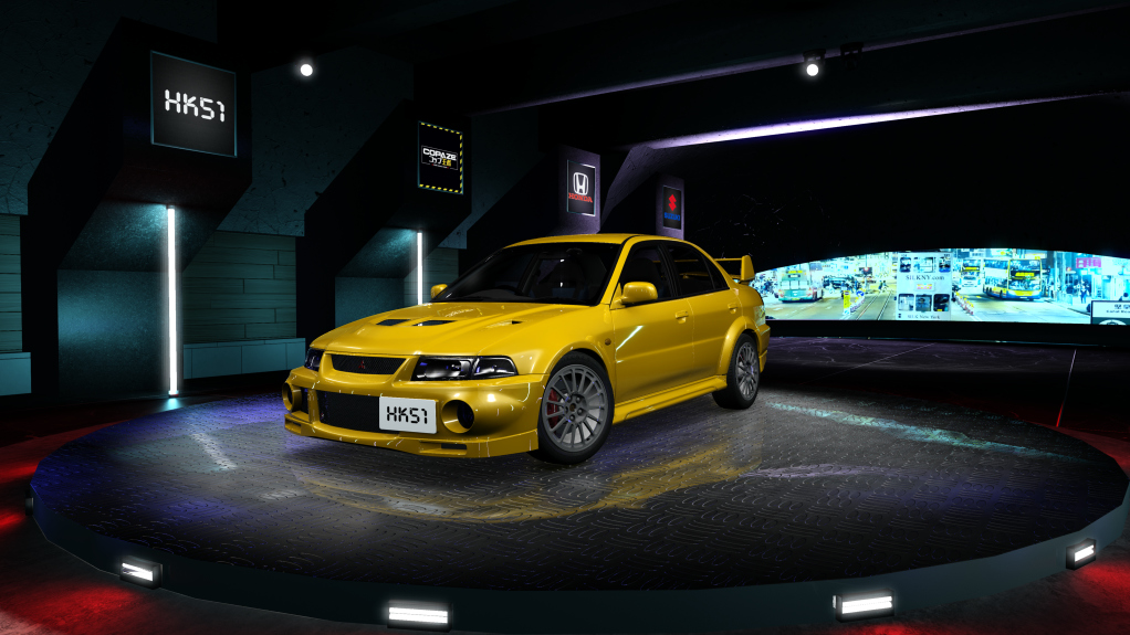 HK51 P1 Mitsubishi Lancer Evolution VI, skin 06_yellow