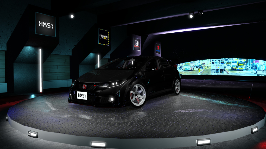 HK51 P1 Honda Civic FK2, skin crystal_black_pearl