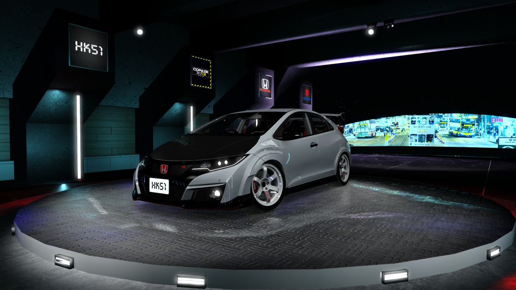 HK51 P1 Honda Civic FK2, skin lunar_silver_metallic