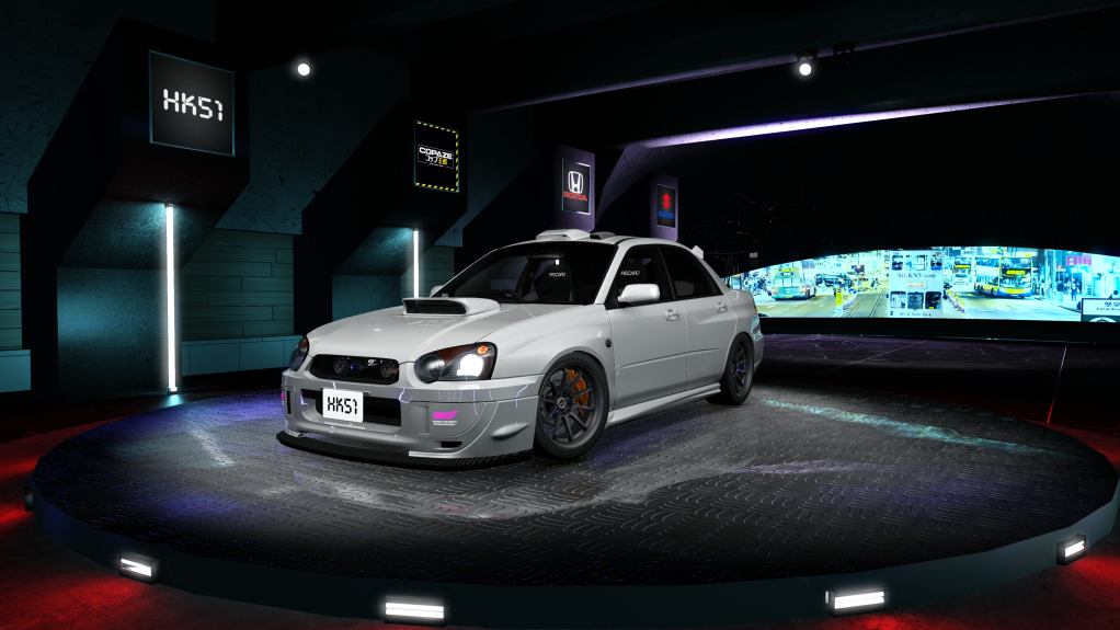 HK51 P1 Subaru Impreza WRX STi GDB, skin White