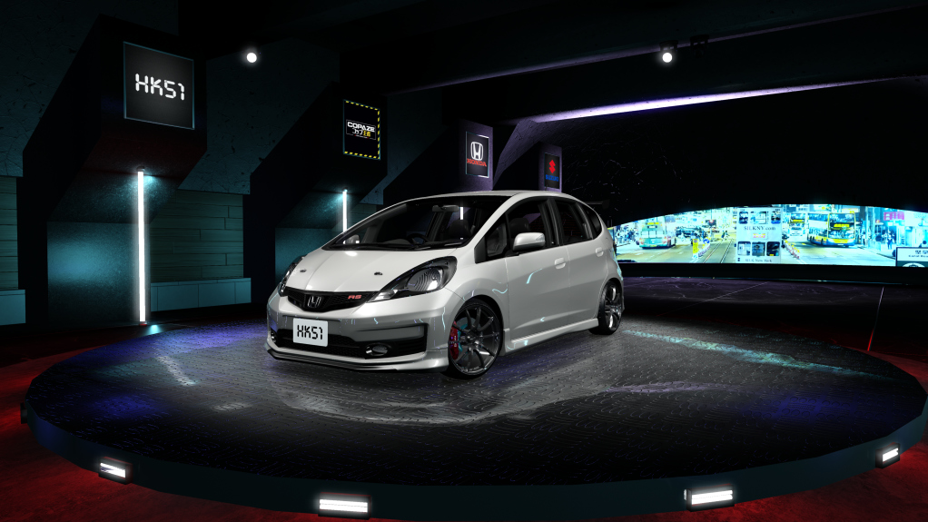 HK51 P1 Honda FIT RS GE8, skin Premium_White_Pearl