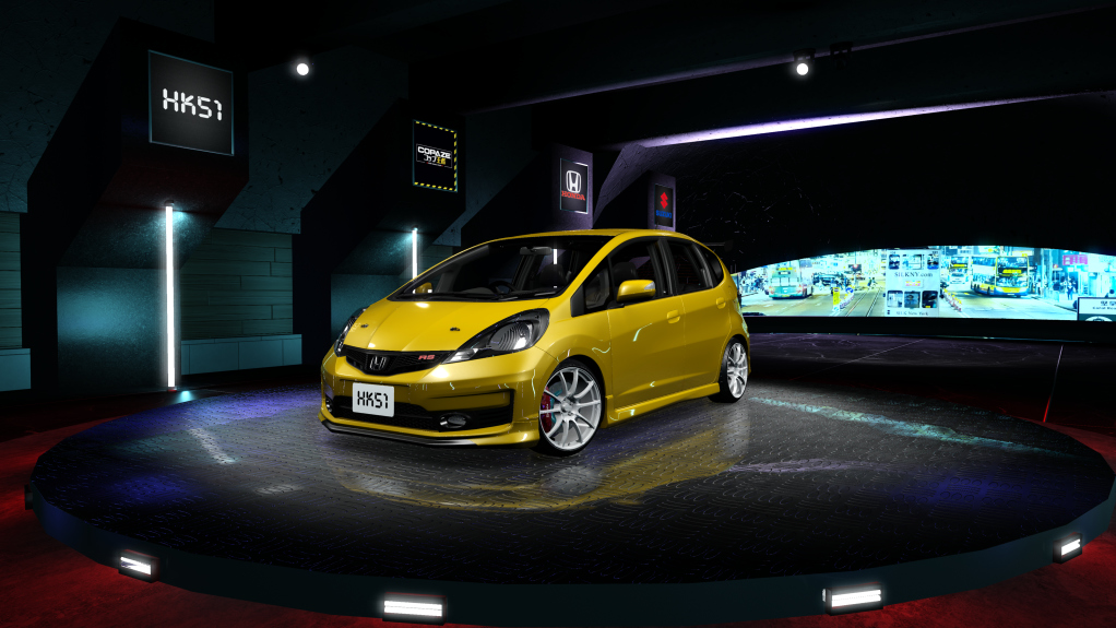 HK51 P1 Honda FIT RS GE8, skin Premium_Yellow_Pearl_II