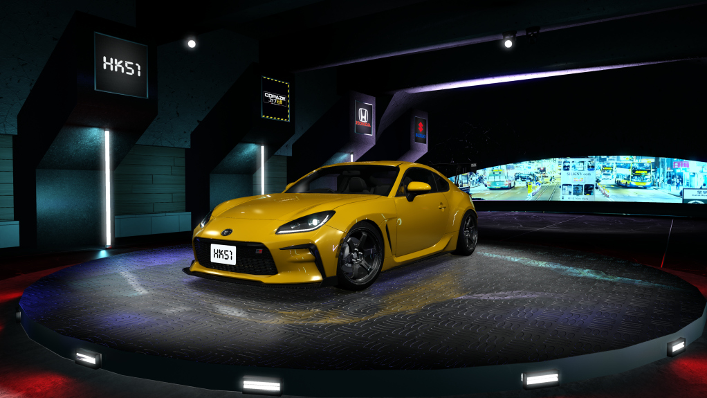 HK51 P1 Toyota GR86, skin envy_chrome_yellow