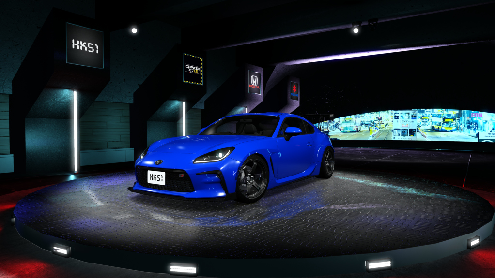 HK51 P1 Toyota GR86, skin envy_indigo_blue