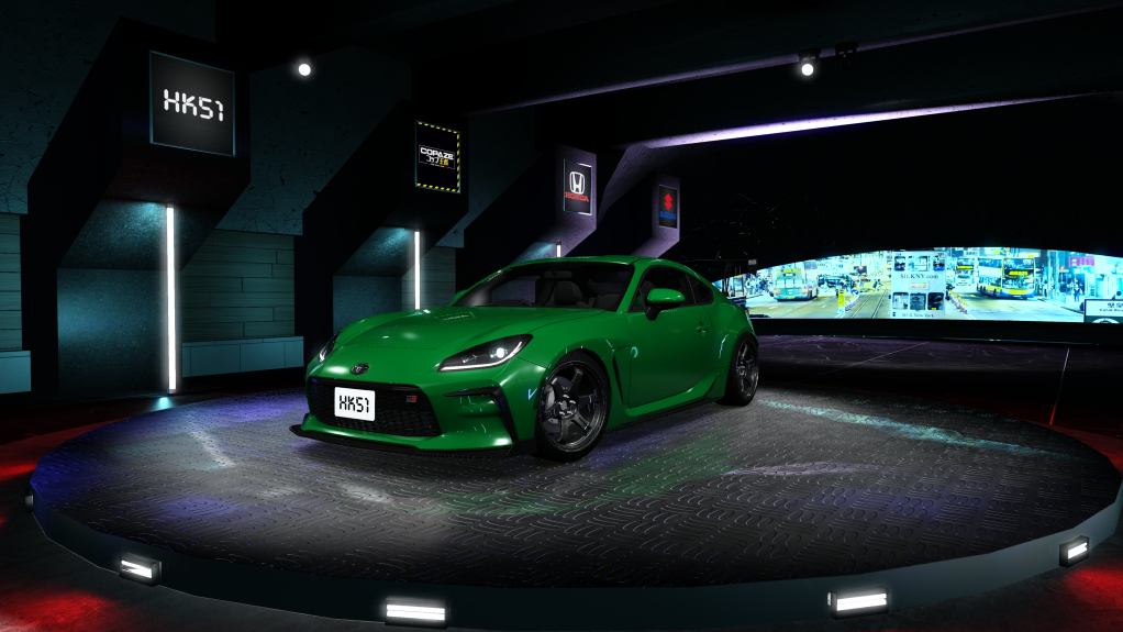 HK51 P1 Toyota GR86, skin envy_parrot_green