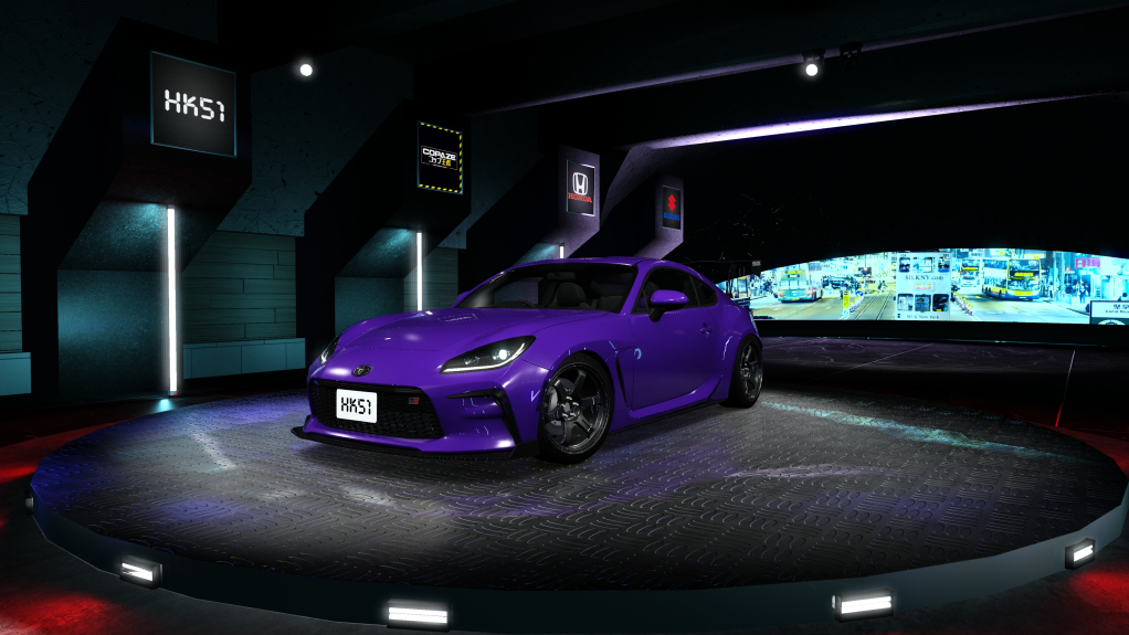 HK51 P1 Toyota GR86, skin envy_violet