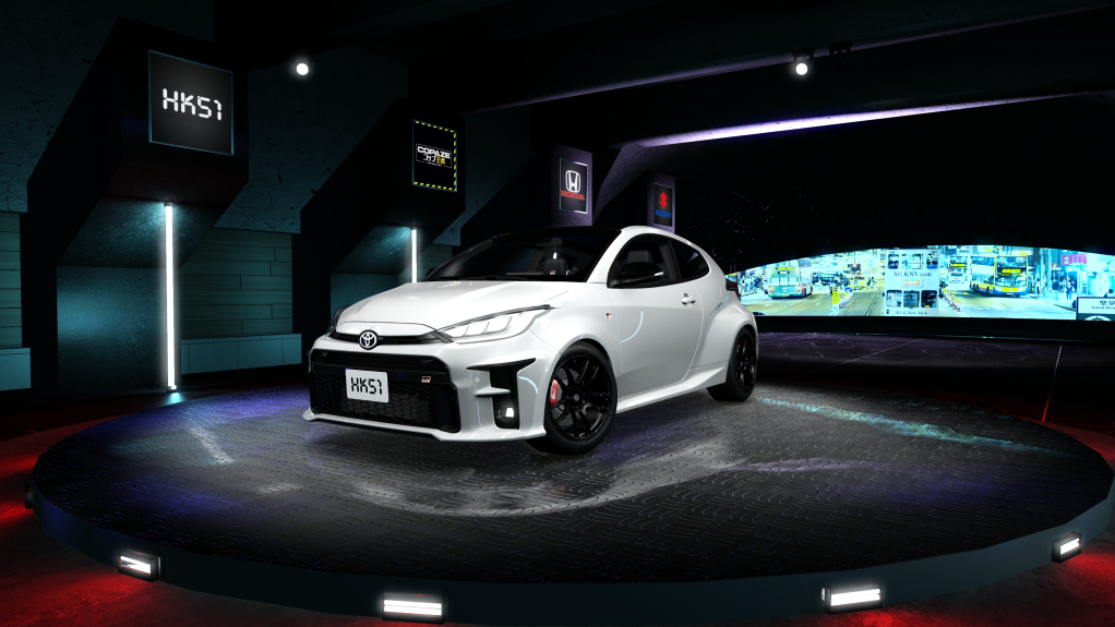 HK51 P1 Toyota GR Yaris, skin 02_Super_white_II