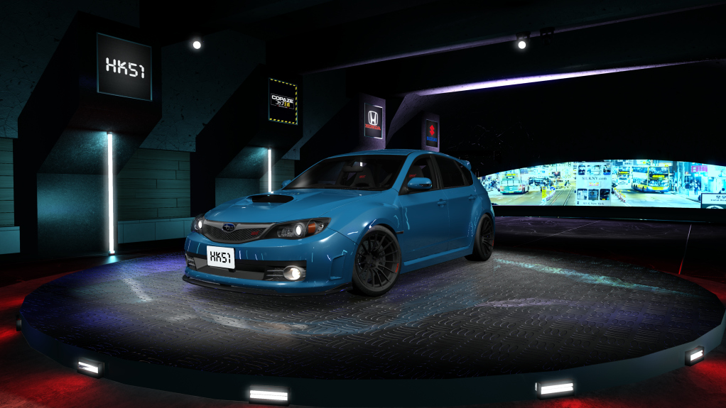 HK51 P1 Subaru Impreza WRX STi GRB, skin lightning_blue