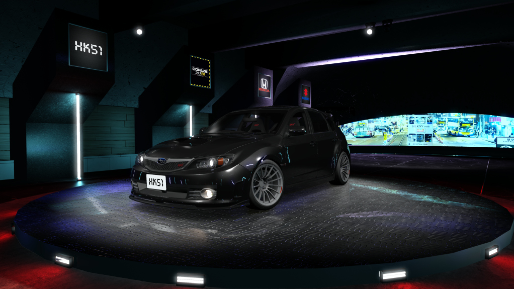 HK51 P1 Subaru Impreza WRX STi GRB, skin obsidian_black