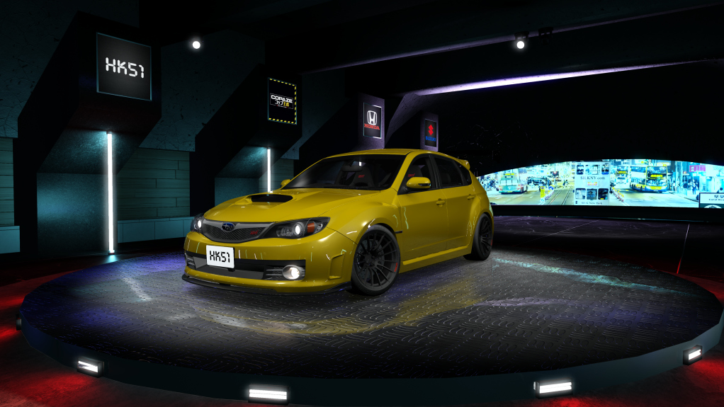 HK51 P1 Subaru Impreza WRX STi GRB, skin yellow