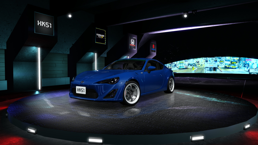 HK51 P1 Toyota GT86, skin galaxy_blue