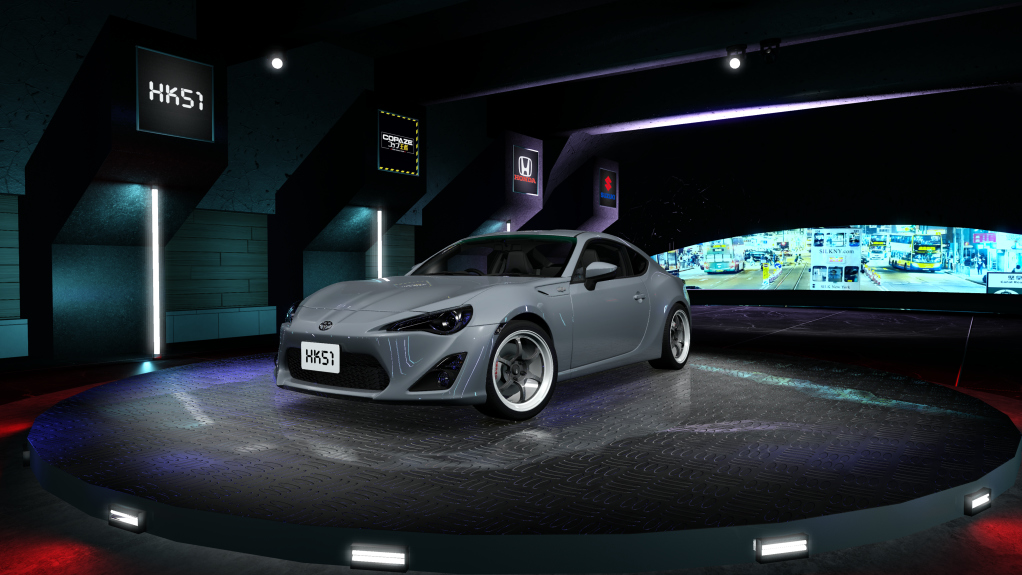 HK51 P1 Toyota GT86, skin ice_silver