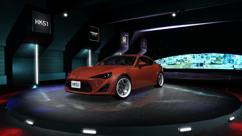 HK51 P1 Toyota GT86, skin ignition_red