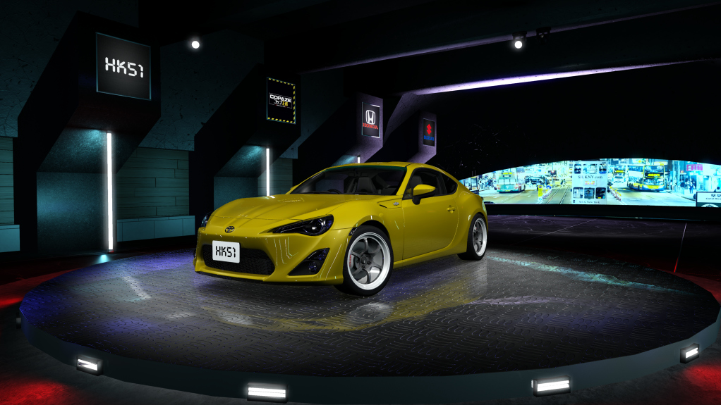 HK51 P1 Toyota GT86, skin vivid_yellow