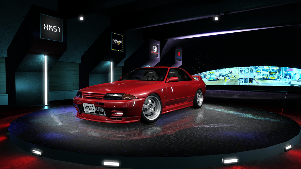 HK51 P1 Nissan Skyline GTR32, skin Red