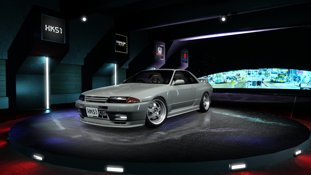 HK51 P1 Nissan Skyline GTR32, skin Spark Silver Metallic