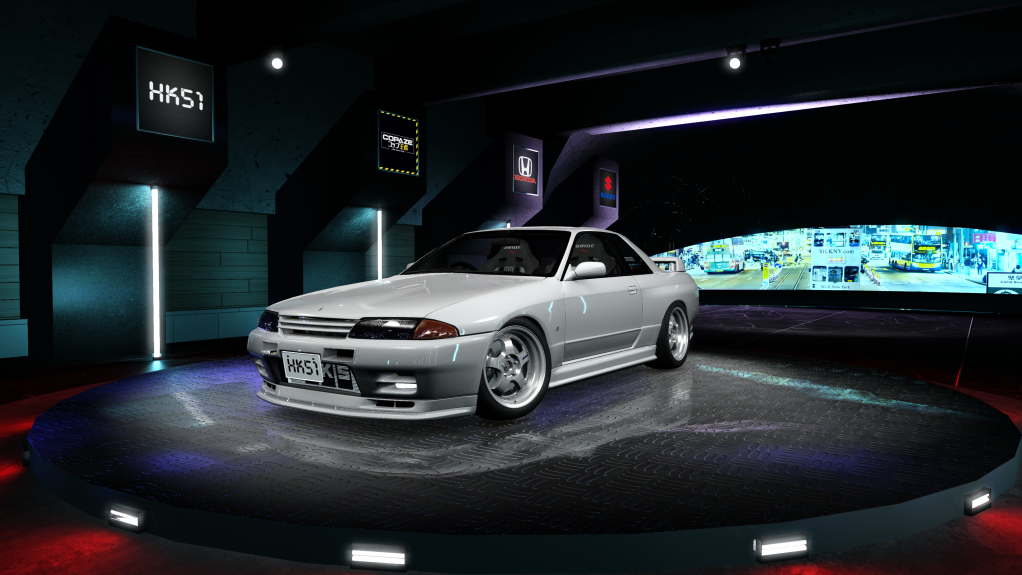 HK51 P1 Nissan Skyline GTR32, skin White