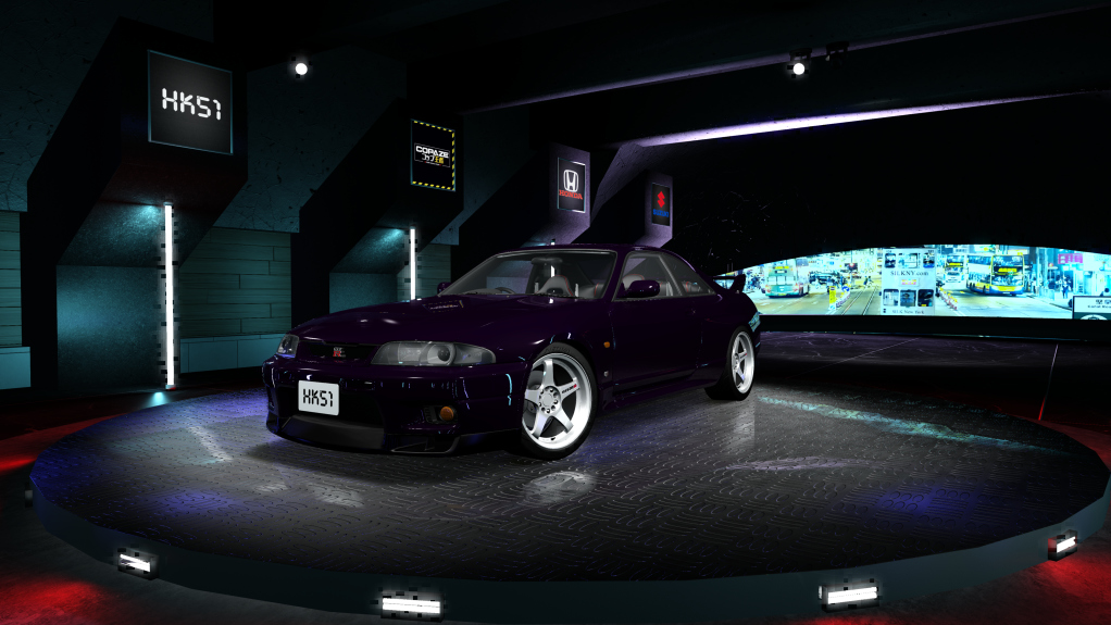 HK51 P1 Nissan Skyline GTR33, skin Black_Pearl_Metallic