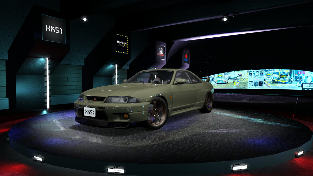 HK51 P1 Nissan Skyline GTR33, skin Millennium_Jade