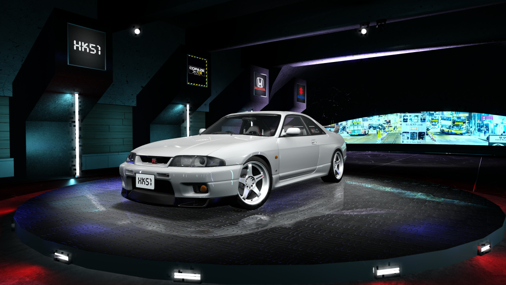 HK51 P1 Nissan Skyline GTR33, skin Nismo_White