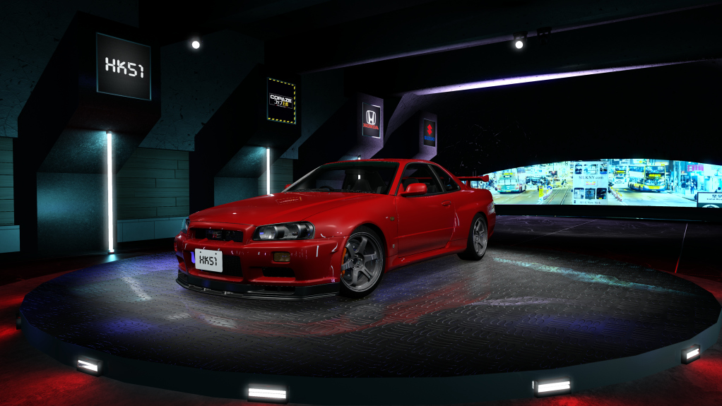 HK51 P1 Nissan Skyline GTR34, skin 01_active_red