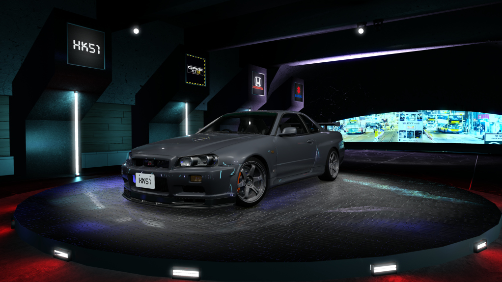 HK51 P1 Nissan Skyline GTR34, skin 02_athlete_silver
