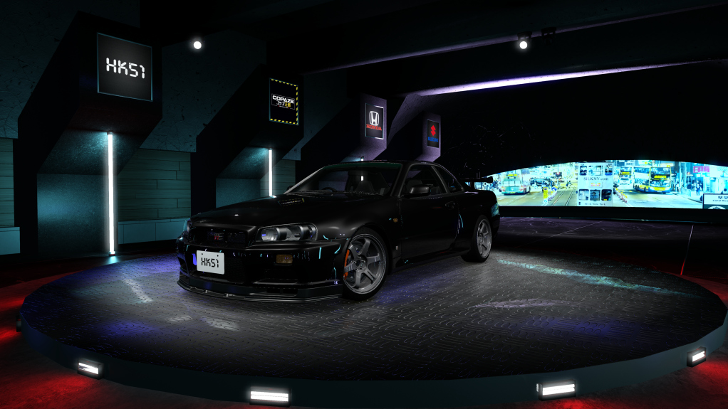 HK51 P1 Nissan Skyline GTR34, skin 03_black_pearl