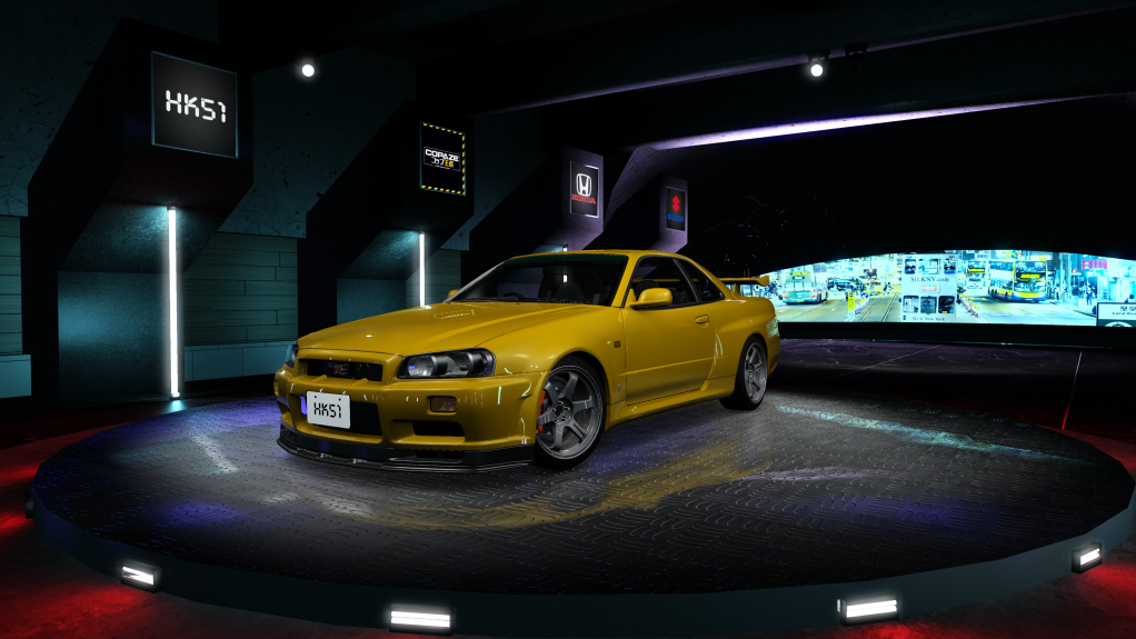 HK51 P1 Nissan Skyline GTR34, skin 04_lightning_yellow