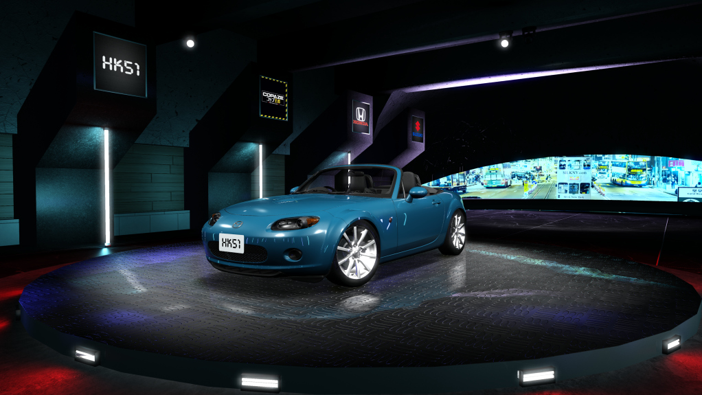 HK51 P1 Mazda MX-5 NC, skin Aquatic Blue Mica