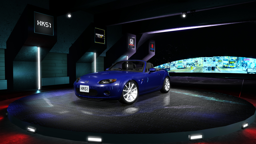 HK51 P1 Mazda MX-5 NC, skin Aurora Blue Mica