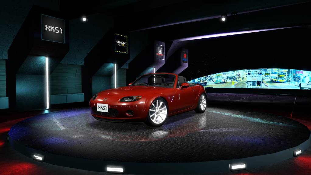 HK51 P1 Mazda MX-5 NC, skin Copper Red Mica
