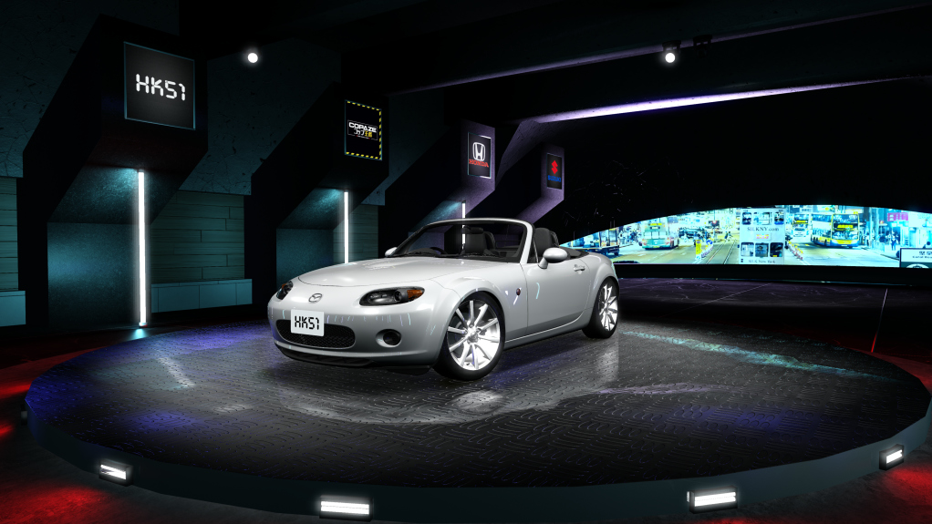 HK51 P1 Mazda MX-5 NC, skin Cystal White Pearl Mica