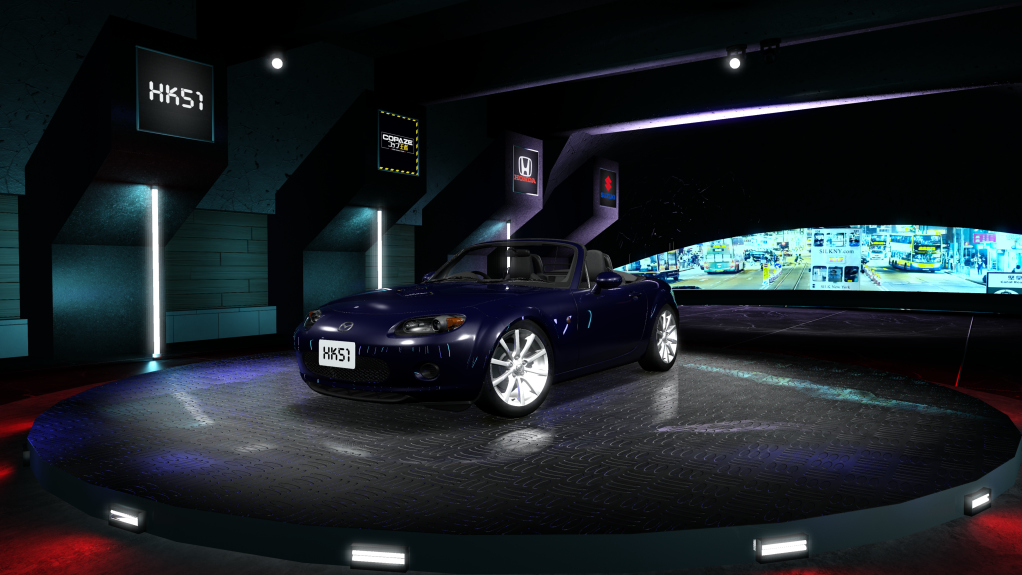 HK51 P1 Mazda MX-5 NC, skin Deep Crystal Blue Mica