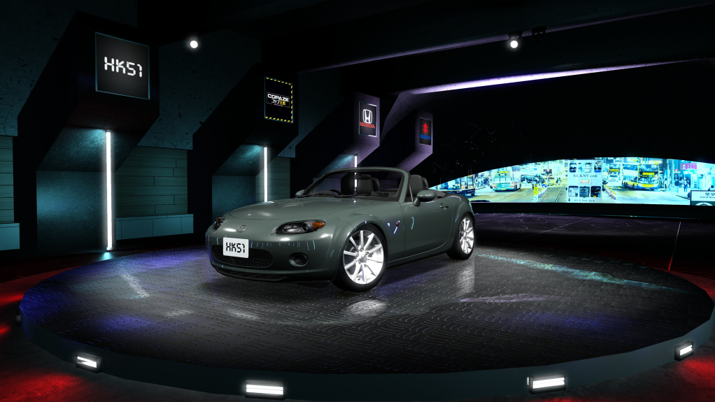 HK51 P1 Mazda MX-5 NC, skin Dolphin Gray Mica