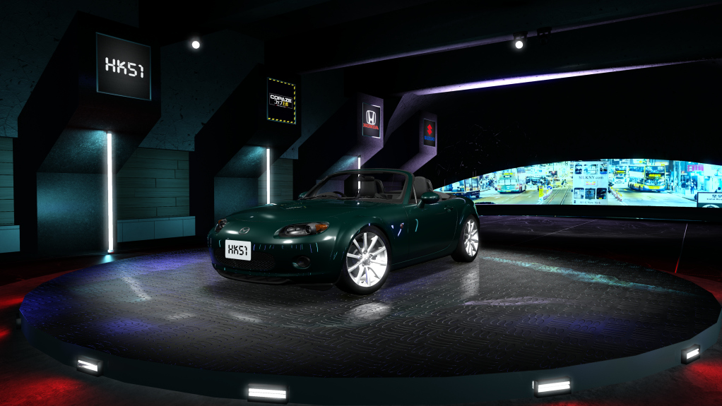 HK51 P1 Mazda MX-5 NC, skin Highland Green Mica