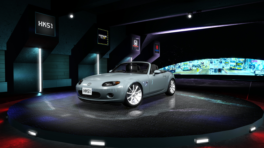 HK51 P1 Mazda MX-5 NC, skin Icy Blue Metallic