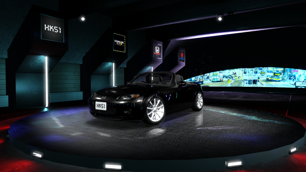 HK51 P1 Mazda MX-5 NC, skin Jet Black Mica