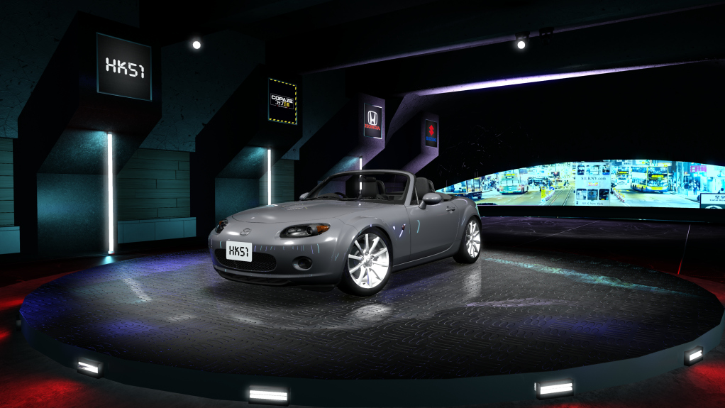 HK51 P1 Mazda MX-5 NC, skin Liquid Silver Metallic
