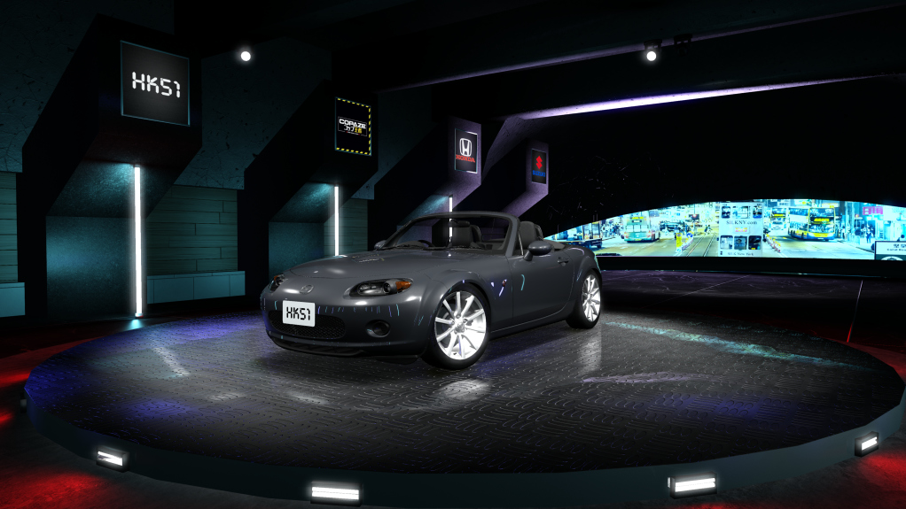 HK51 P1 Mazda MX-5 NC, skin Metropolitan Gray Mica