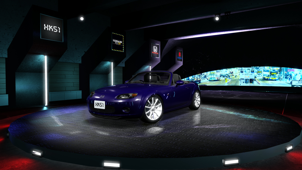 HK51 P1 Mazda MX-5 NC, skin Stormy Blue Mica