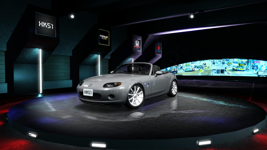HK51 P1 Mazda MX-5 NC, skin Sunlight Silver Metallic