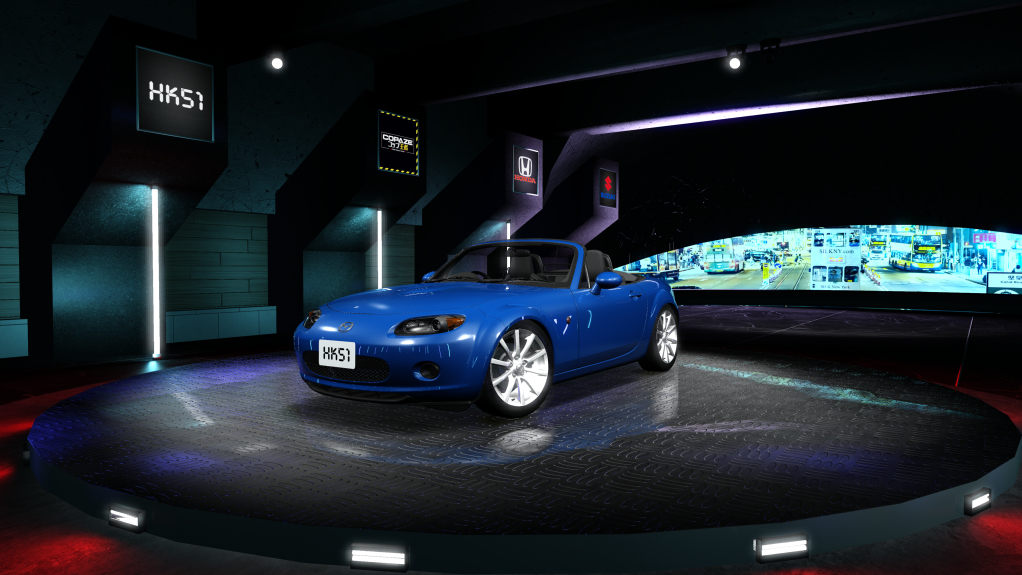 HK51 P1 Mazda MX-5 NC, skin Winning Blue Mica