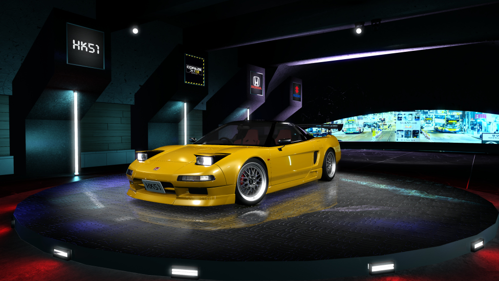 HK51 P1 Honda NSX NA1, skin 05_spa_yellow_pearl